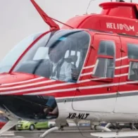 Tres muertos deja desplome de helicóptero privado en el sur de la Ciudad de México