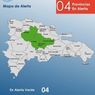 El COE coloca 04 provincias en alerta verde por incidencia de vaguada