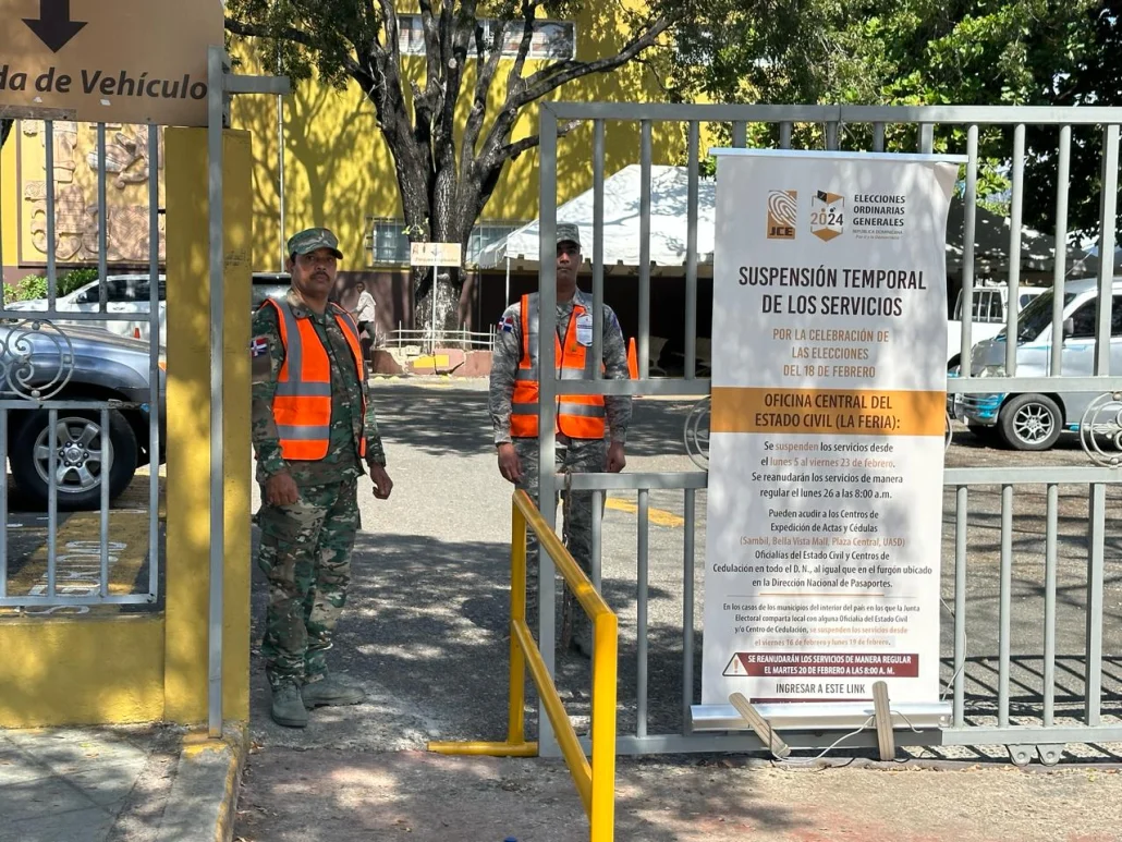 JCE aclara no tiene consenso con organizaciones políticas para darle control de la Policía Militar Electoral