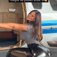 Modelo Gracie Bon se compra un avión