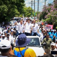 ¡Gran apoyo! David Collado y Víctor Pichardo cierran campaña en Monte Plata 