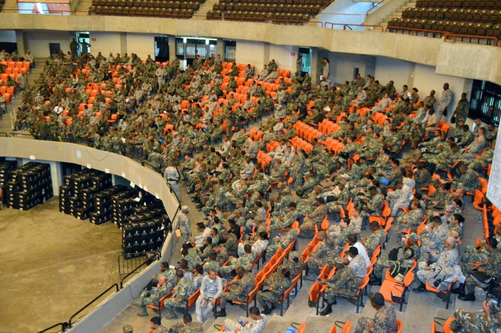 Militares y policías están listos para garantizar la seguridad en los próximos comicios