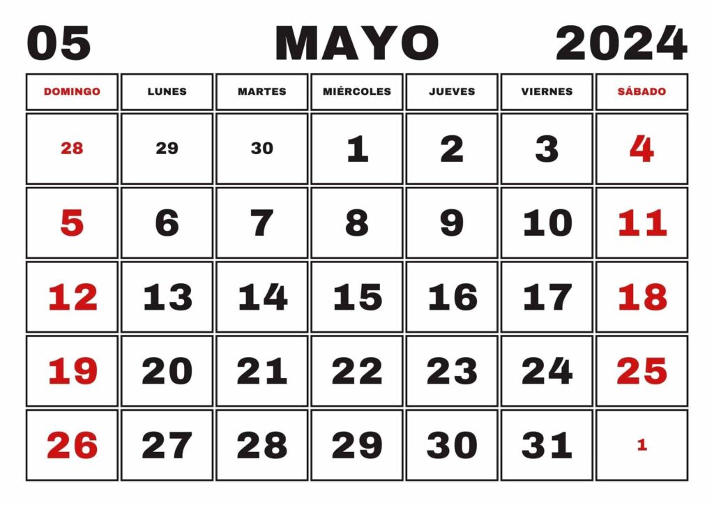 Agenda del 27 de mayo 2024