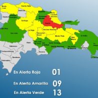 COE disminuye a 23 las provincias en alerta por lluvia