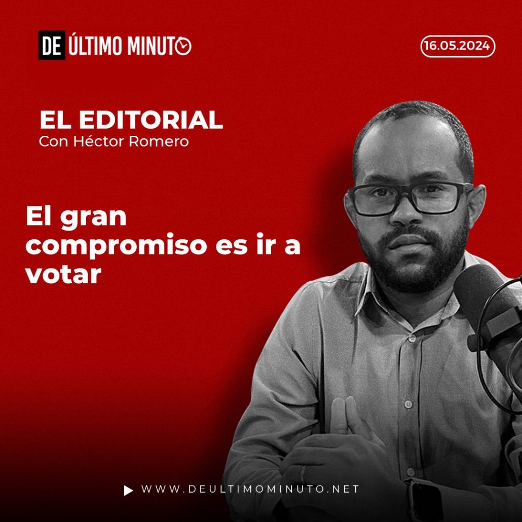 El gran compromiso es ir a votar