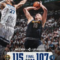 107-115: Los Nuggets retoman el mando