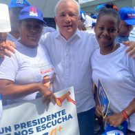 Candidato Antonio Taveras cierra campaña con apoyo de presidente Abinader
