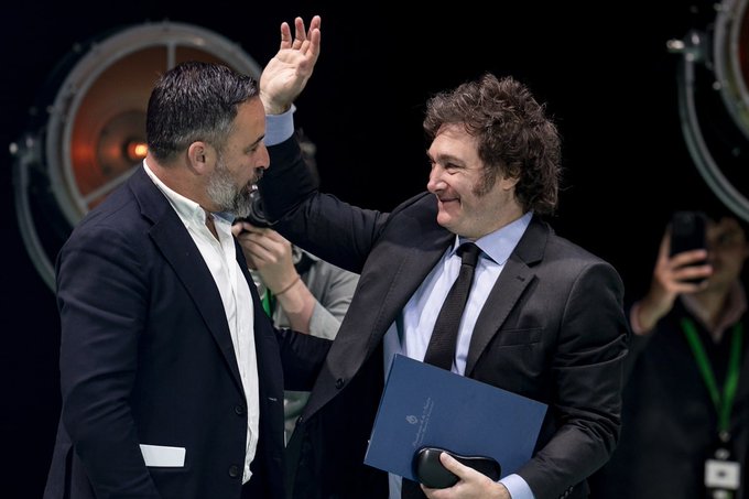 Javier Milei dice que Pedro Sánchez no se anima a tener un "cara a cara" con él