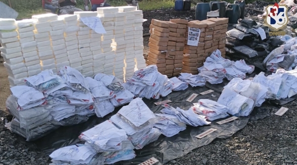 Autoridades incineran 491 kilogramos de distintas drogas