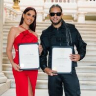 Mozart La Para y Dalisa Alegría son reconocidos por las autoridades de Rhode Island