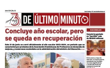 Portada. Tercera edición De Último Minuto impresa - Junio 2024