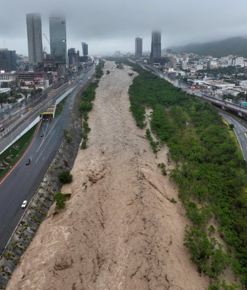 La tormenta Alberto deja lluvias "torrenciales" en su avance sobre el noreste de México