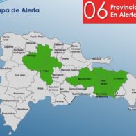 COE mantiene 06 provincias en alerta verde por incidencia de una vaguada