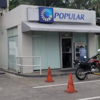 Sucursal del Banco Popular asaltada ayer trabaja con normalidad este martes