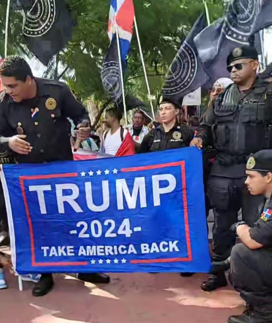 Nacionalistas dominicanos en La Romana apoyan retorno de Donald Trump al poder