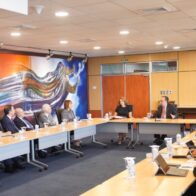 Valdez Albizu y ejecutivos del sector bancario pasan revista al desempeño y perspectivas favorables del sistema financiero