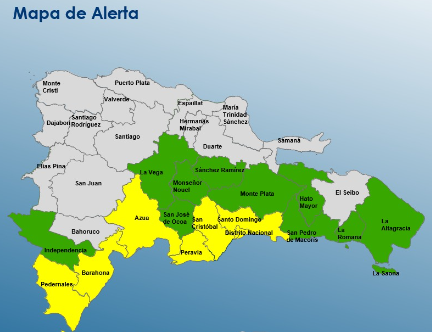 COE aumenta a 157 las provincias en alerta por paso de huracán Beryl