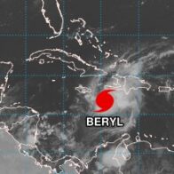 Onamet: Beryl se aleja del territorio moviendo al Oeste/Noroeste