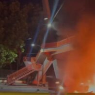 Reportan accidente de tránsito en la avenida 27 de Febrero frente al Centro Olímpico