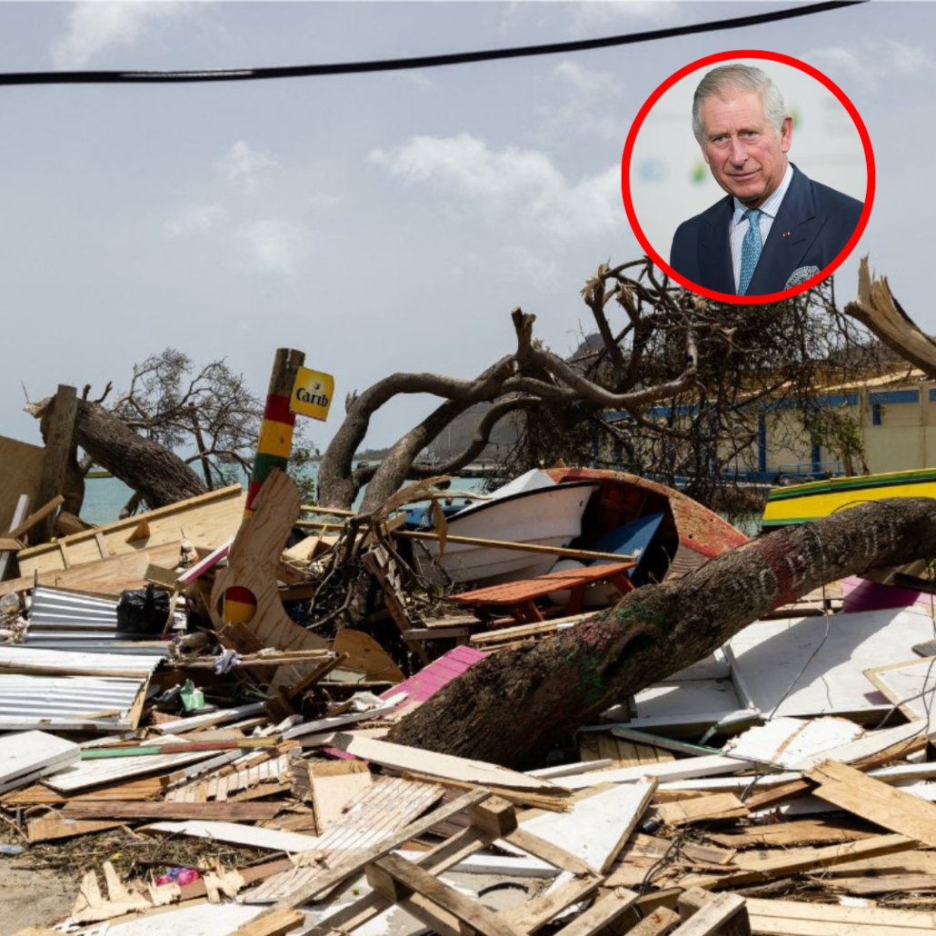 Carlos III envía sus "más sentidas condolencias" a los afectados por el huracán Beryl