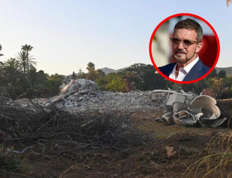 Antonio Banderas derriba su casa en Marbella tras años de litigios judiciales