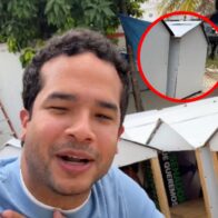 Omar Fernández celebra "Día Mundial del Perro" donando casitas hechas con afiches reciclados