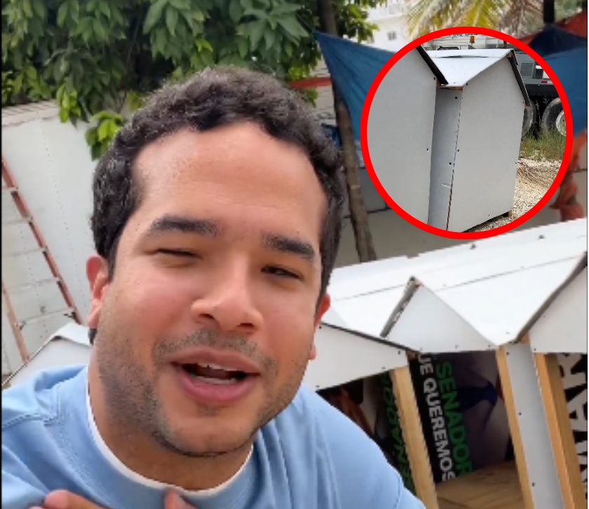 Omar Fernández celebra "Día Mundial del Perro" donando casitas hechas con afiches reciclados