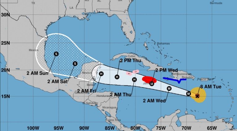 La OMM advierte que el Beryl es un "alarmante precedente" en la temporada de huracanes