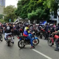 Cientos de motoristas protestan en Caracas contra los resultados de las presidenciales