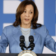 Kamala Harris arremete contra Trump y no hace mención de la polémica sobre Biden