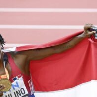 Ricardo de los Santos felicita a Marileidy Paulino ganadora medalla oro en Juegos Olímpicos de París