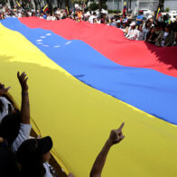 Cientos de venezolanos en México protestan contra el "fraude electoral" del régimen