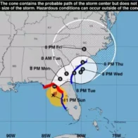 Huracán Debby se acerca a Florida con riesgo de marejadas ciclónicas letales