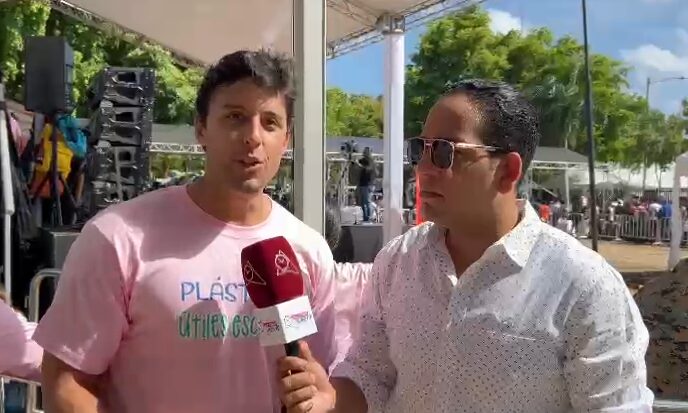 Raymond Rodríguez valora concientización de ciudadanos a través de iniciativa "Plásticos por Útiles Escolares"