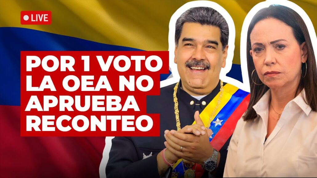POR UN VOTO LA OEA NO APRUEBA RECONTEO | NOTICIAS DE ÚLTIMO MINUTO - 31.07.2024