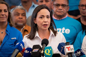 María Corina dice que "el final del régimen del horror se acerca" en Venezuela