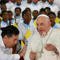 Orquesta de niños de Vánimo con un director venezolano que tocó ante el papa