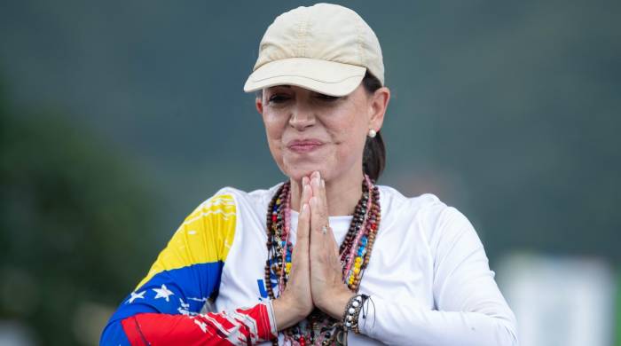María Corina Machado dice que podrá recoger el Nobel en Oslo si Maduro deja el poder