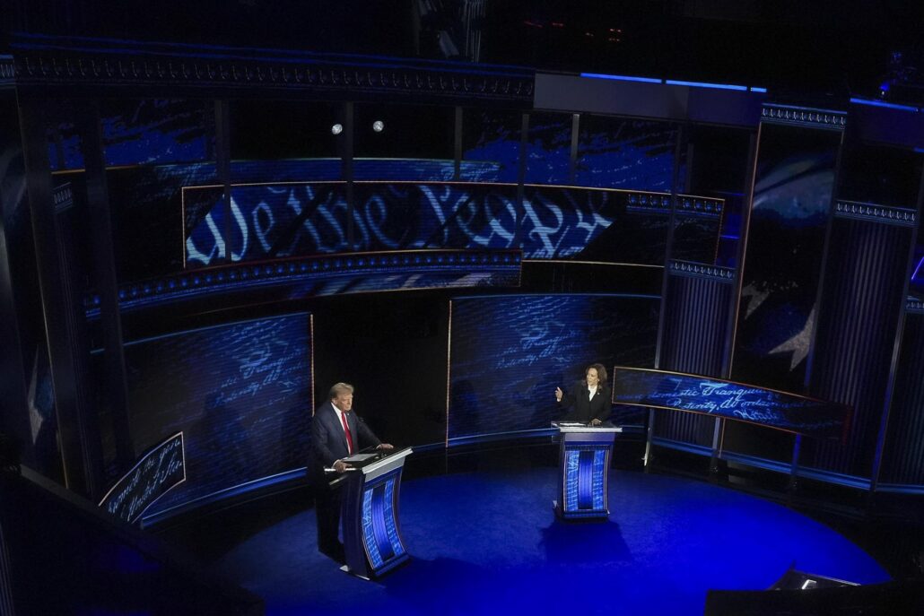 El debate entre Trump y Harris fue seguido por 57,5 millones de personas