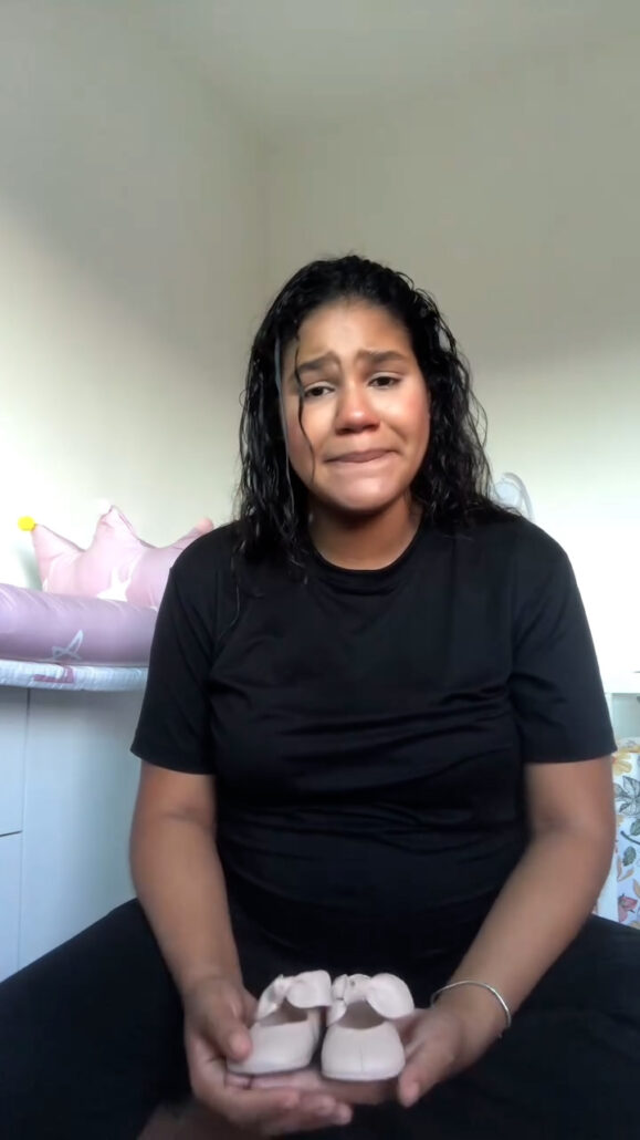 "Ayúdenme a ponerle los zapatitos", comunicadora solicita apoyo para salvar vida de su bebé