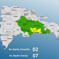 Elevan a dos las provincias en alerta amarilla por incidencia de onda tropical