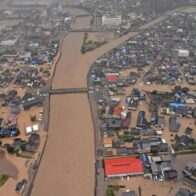 Las lluvias en el centro de Japón causan un muerto y 10 desaparecidos