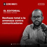 Rechazo total a la amenaza contra comunicadores