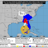 El huracán Helene se fortalece a categoría 2 rumbo a Florida