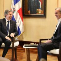 Abinader y Blinken se reúnen en Palacio; tratarán temas sobre derechos humanos