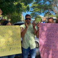 Protestan por deficiencias en el suministro de agua en sectores de Santiago 