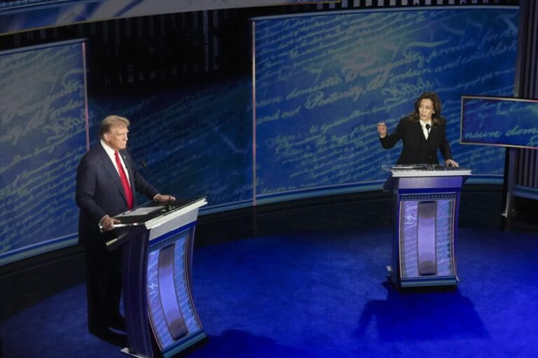 Harris asegura que, si fuera por Trump, Putin ya estaría en Kiev