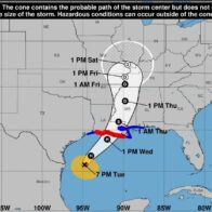 Francine se intensifica a huracán categoría 1 sobre el noroeste del Golfo de México
