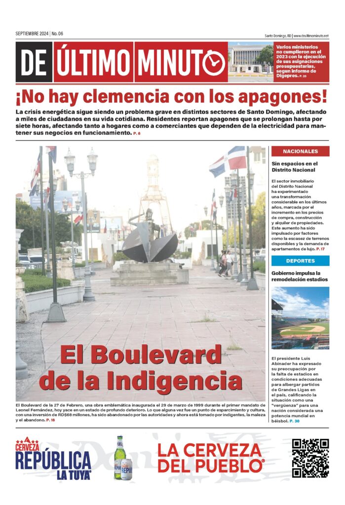 Portada de Septiembre 2024 – Edición impresa De Último Minuto #6
