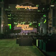 Para el concierto de esta noche se ha desplegado un amplio contingente de seguridad para resguardar la seguridad de los miles de fanáticos del artista.